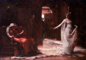 赤い服を着たオフィーリア ヘンリエッタ・レイ ヴィクトリア朝の女性画家 Oil Paintings